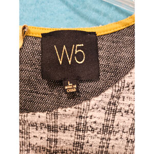 Women's WM5 Blouse, Size L, White & Black